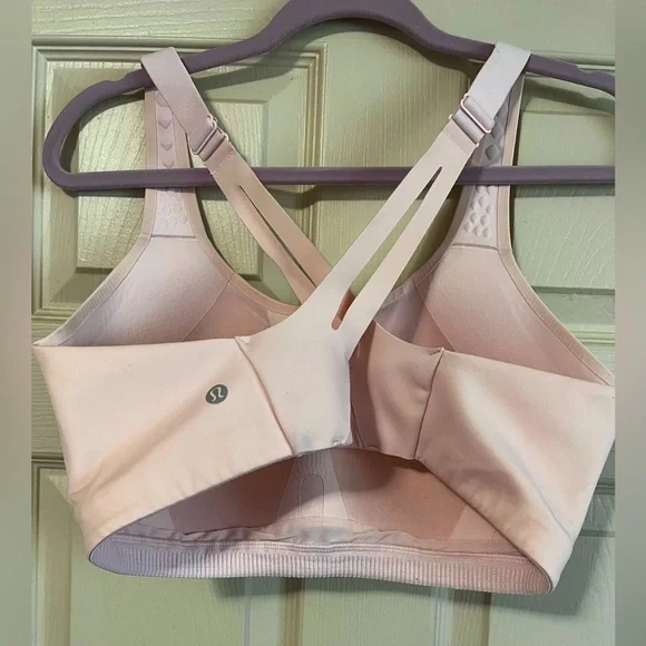 Lululemon Air support Sport Bra Pink Strawberry Milkshake Women’s Size 38B - Picture 6 of 10